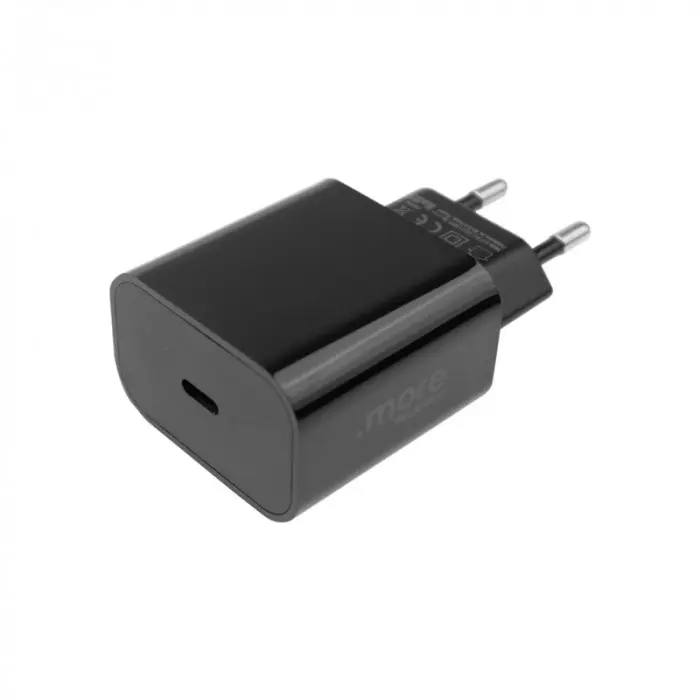 Oplader | USB-C | 20W | Sort