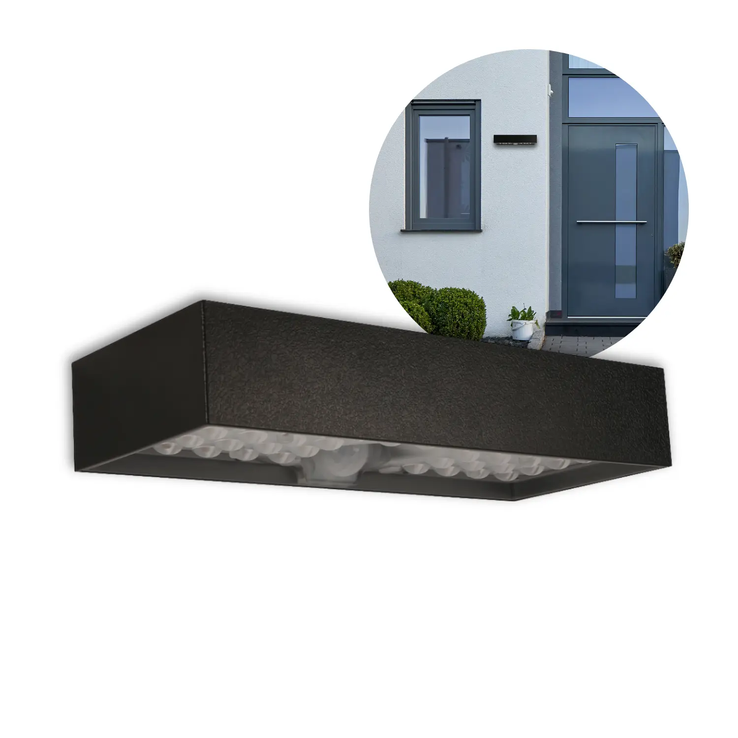 Solarleuchte | Dämmerungs- und Bewegungssensor | 4000K