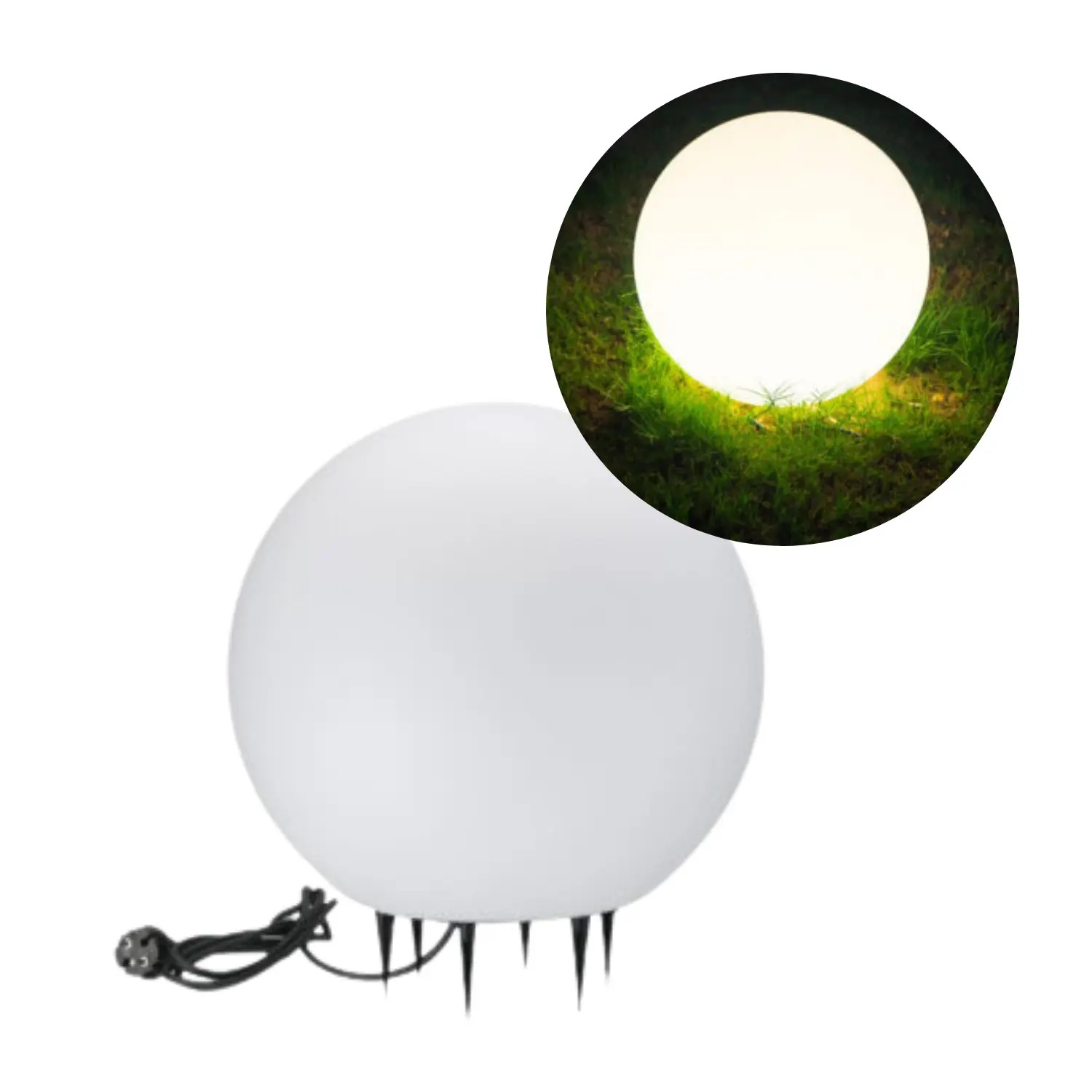 Udendørs kuglelampe | Havelampe | Ø400 | E27 | 25W | IP65