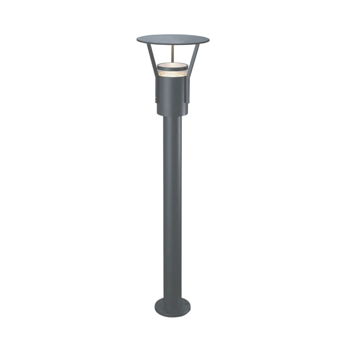 Malmbergs Pullert Eklof II 100 cm. høj, E27, Mørkegrå, IP54
