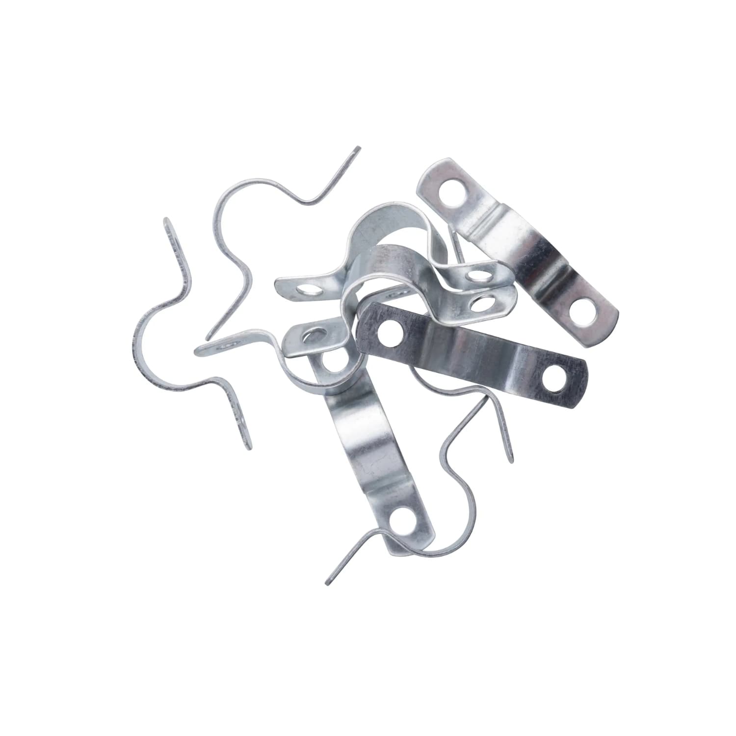 Kabelbøjle m. 2 lap | 16 mm | 10 stk. | Metal