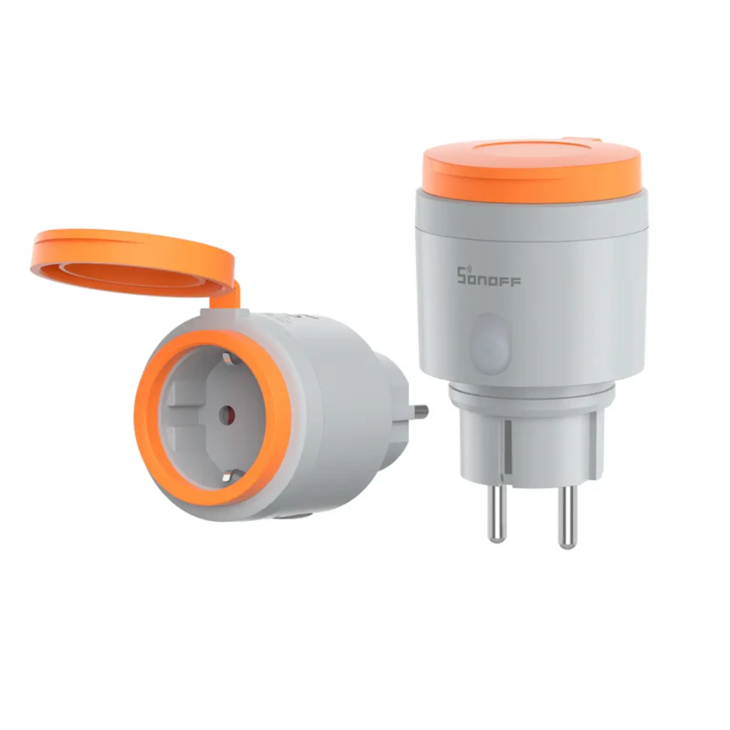 Sonoff Smart-kontakt för utomhusbruk (typ F) | Stäng av via Wi-Fi | S61STPF-PM-O