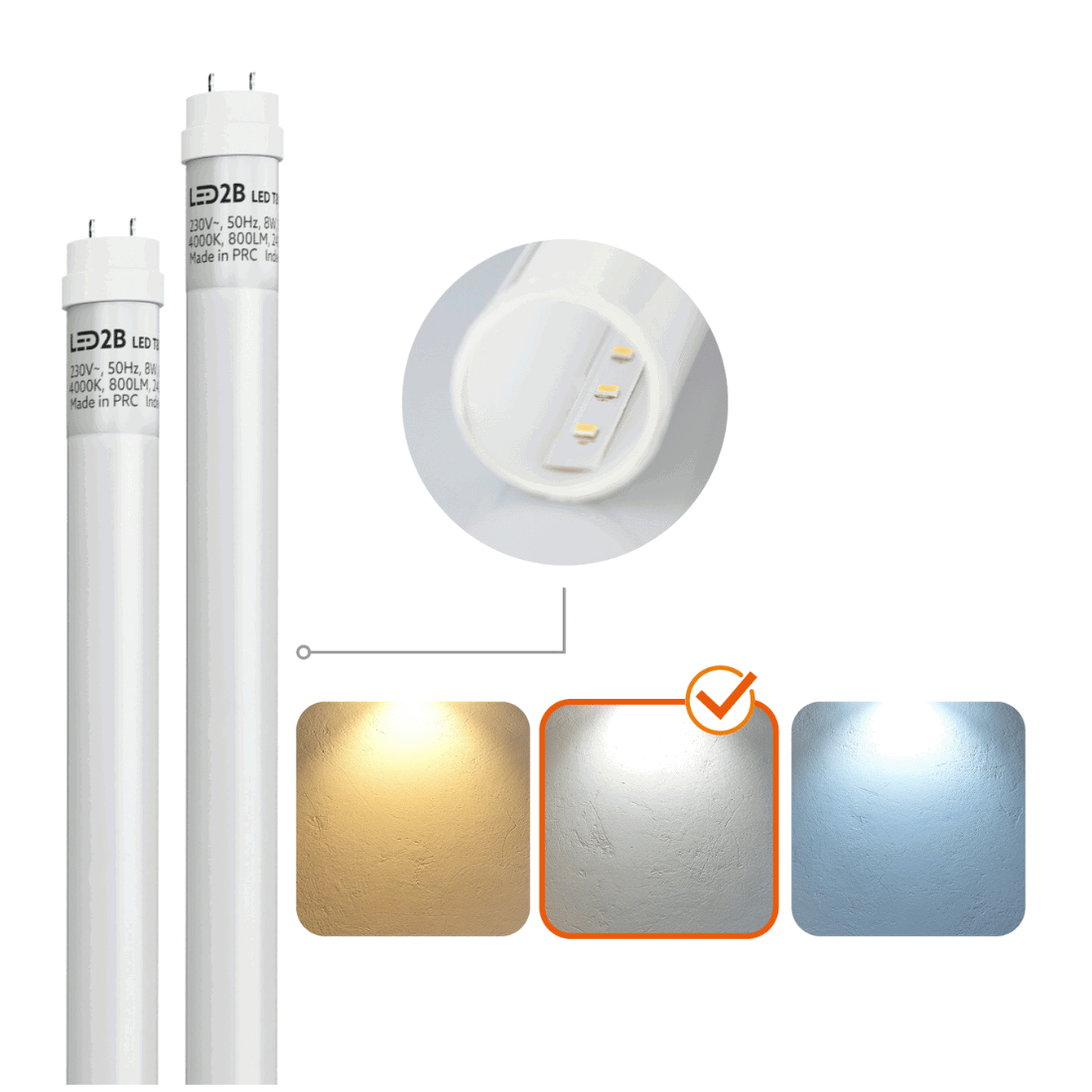 LED Lysstofrørs Armatur | 120cm | T8 rør | Dobbelt LED Rør | DELFIA LED Lysstofrørs Armatur | 120cm | T8 rør | Dobbelt LED Rør | DELFIA