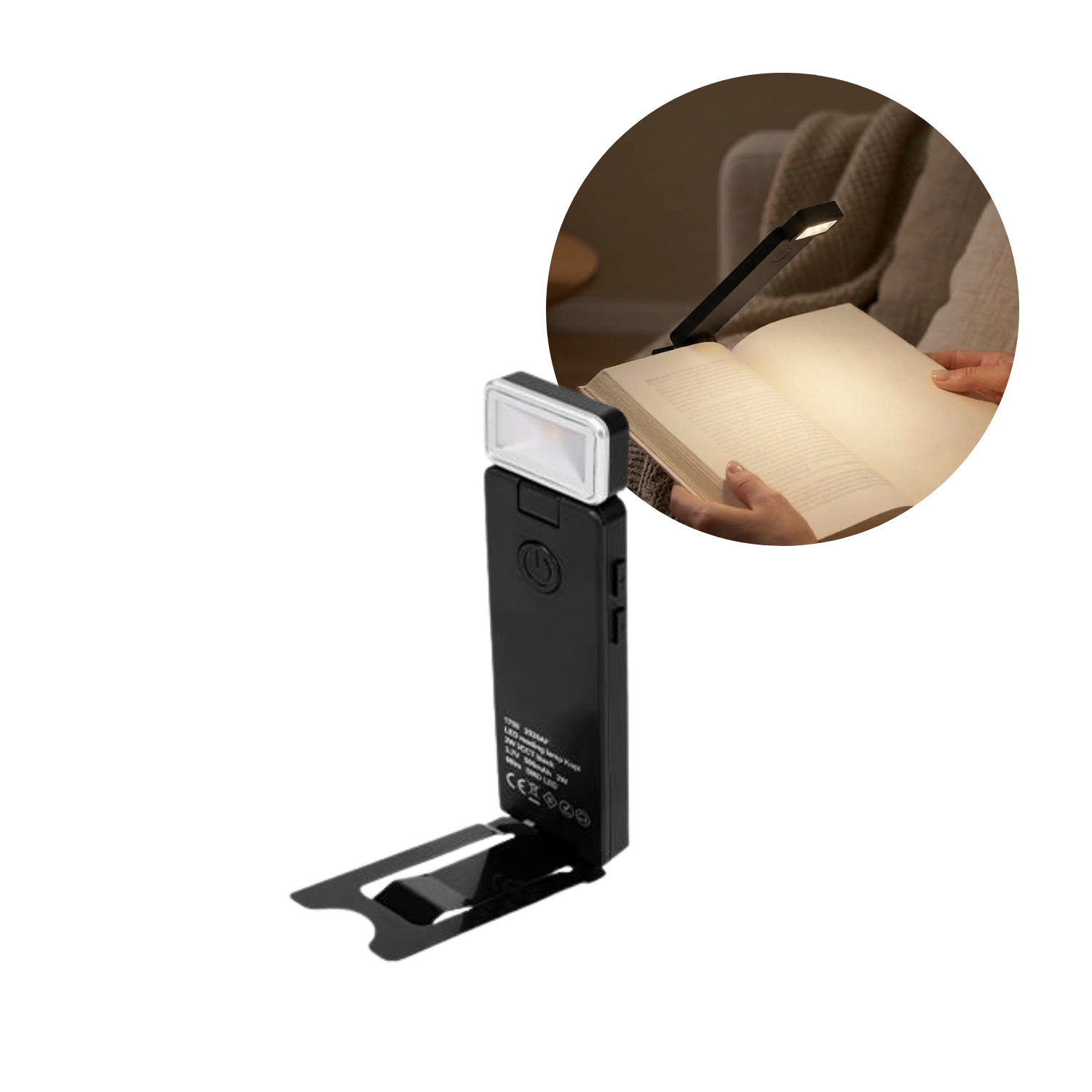 LED-leeslamp | 2800/4500/6000 K | 60 lm | 2 W | Kopie | Zwart