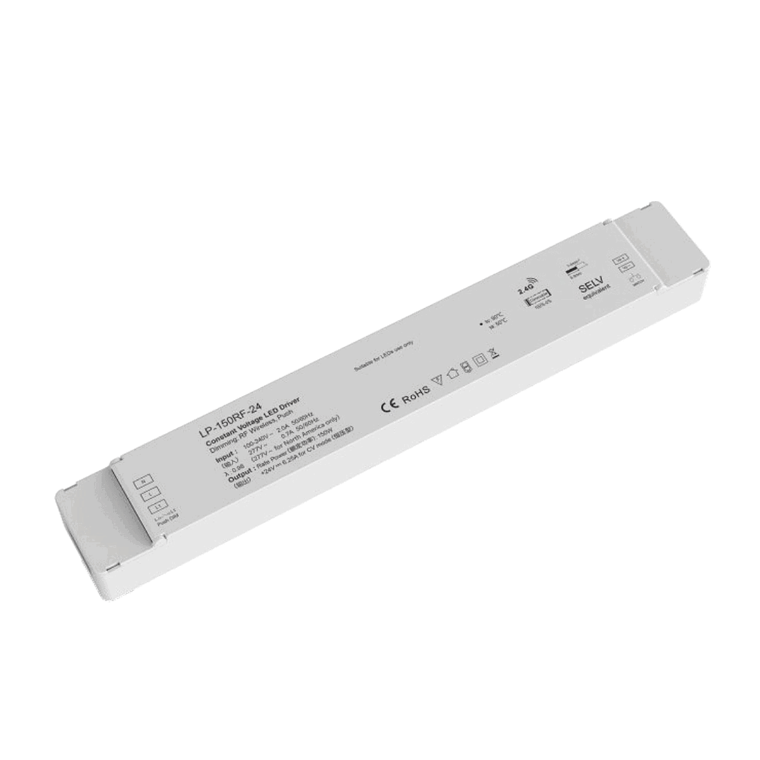 24V LED Driver | 1-150W | PUSH Dæmp | RF 2.4G