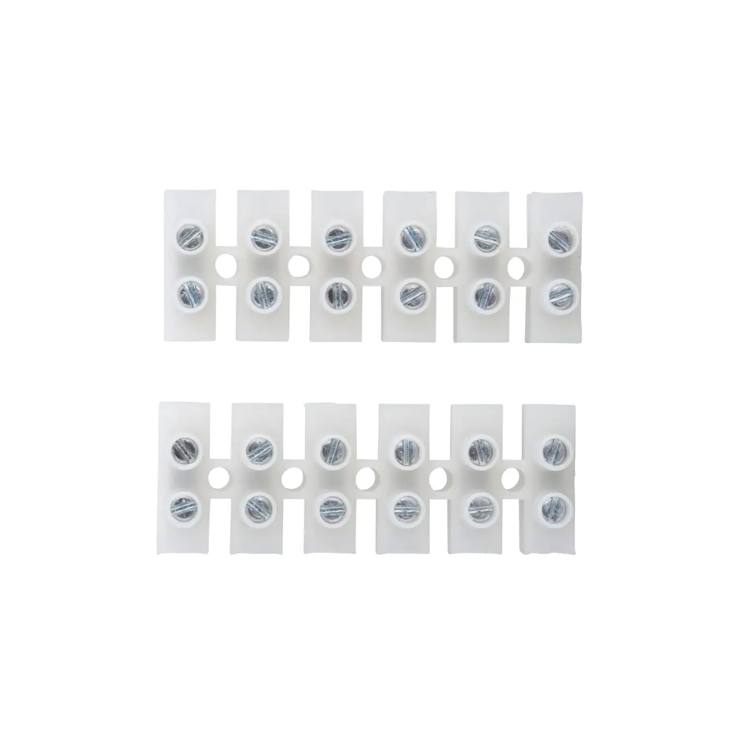 Klemrække | 2x6 polet | 2,5 mm² | 450V | 10A | Transparent