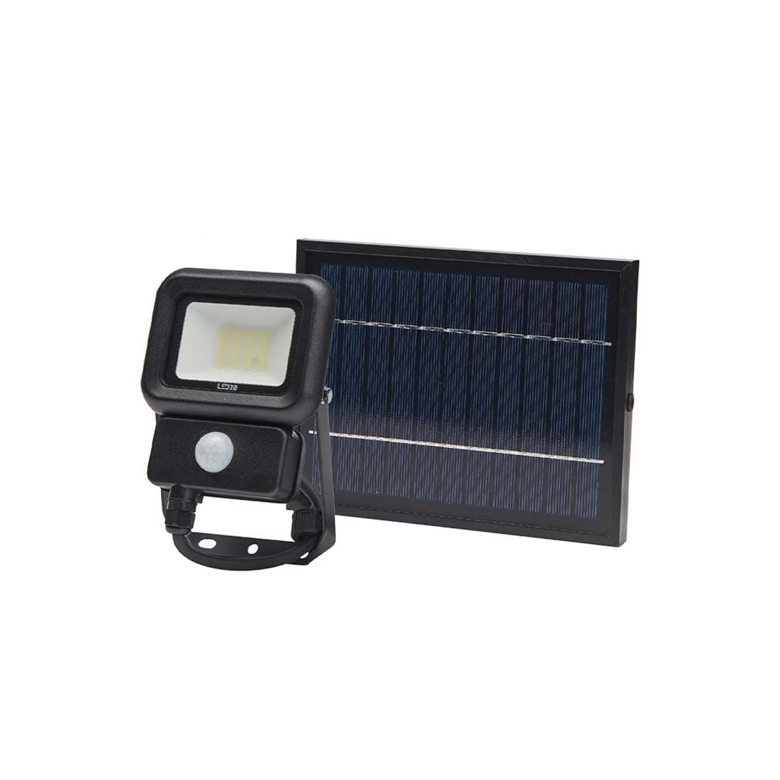 Solcelle Projektør - NCS - 10W - 700 lm - 6500K - Inkl. Genopladeligt Batteri - IP65