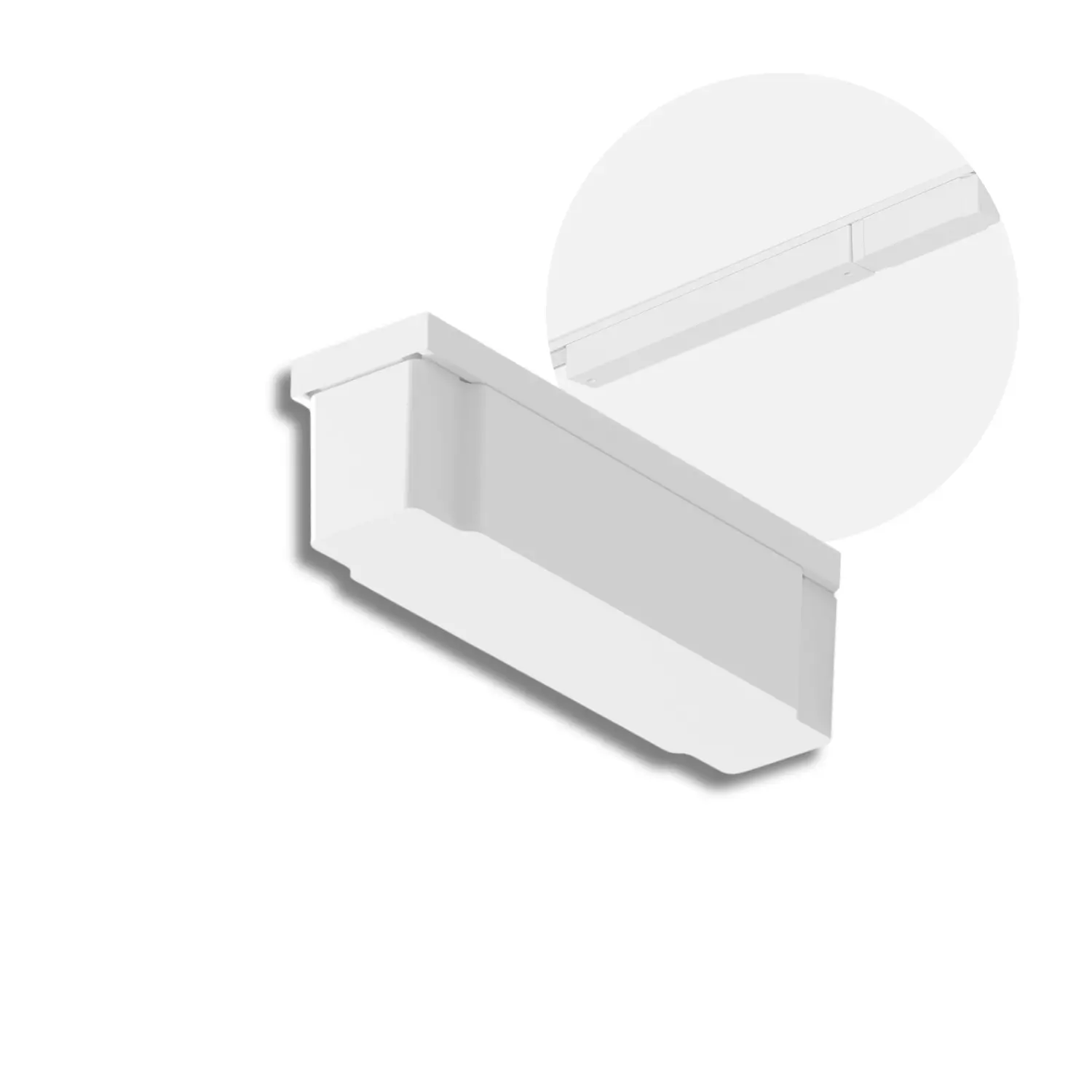 Kabelskjuler til SlimTrack Skinnesystem | Hvid