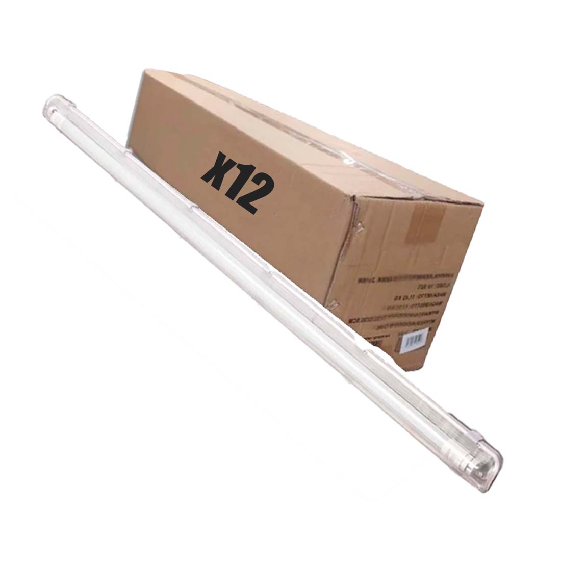 LED Armatur inkl. 18w LED rør | 12 stk. Pakke | 120cm | 4000K LED Armatur inkl. 18w LED rør | 12 stk. Pakke | 120cm | 4000K