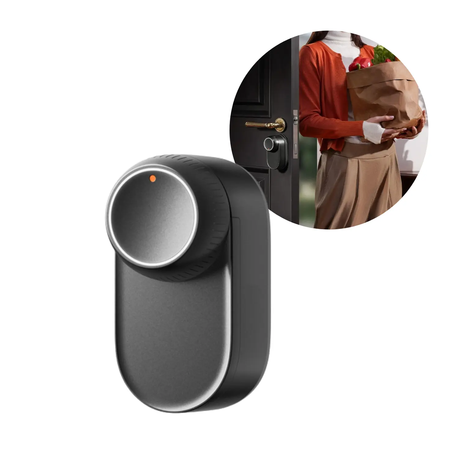 SwitchBot Lock Ultra – smart dörrlås | Svart