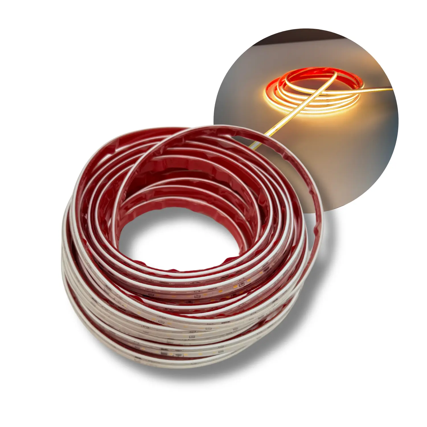 COB LED STRIP 230V | 10m | 4000K | 1050lm/m | 10W/m | IP65 | COB10 G2