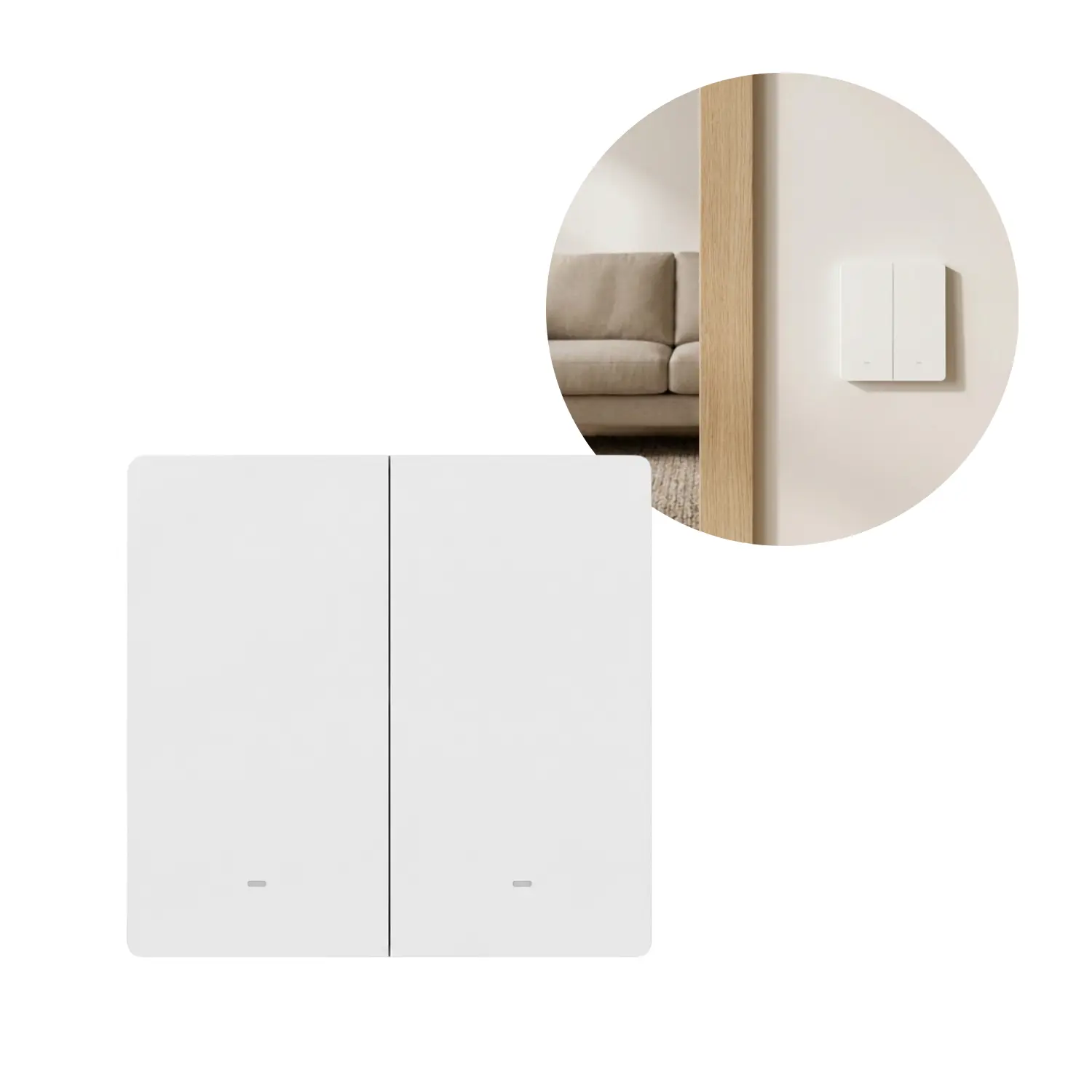 Sonoff Switch ZBM5 | Zigbee 3.0 | 2 Kanäle | Intelligente Wandsteckdose