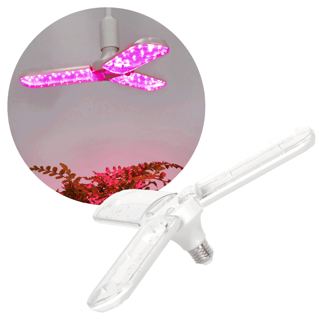 LED Plantenlamp | E27 | 24W | 840lm | Plantenlicht