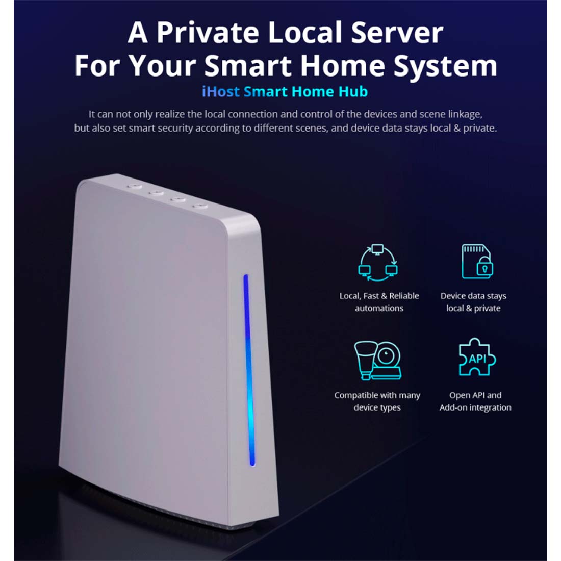 Sonoff iHost Smart Home Hub | AIBridge | DDR4 4GB (RV1126) Sonoff iHost Smart Home Hub | AIBridge | DDR4 4GB (RV1126)