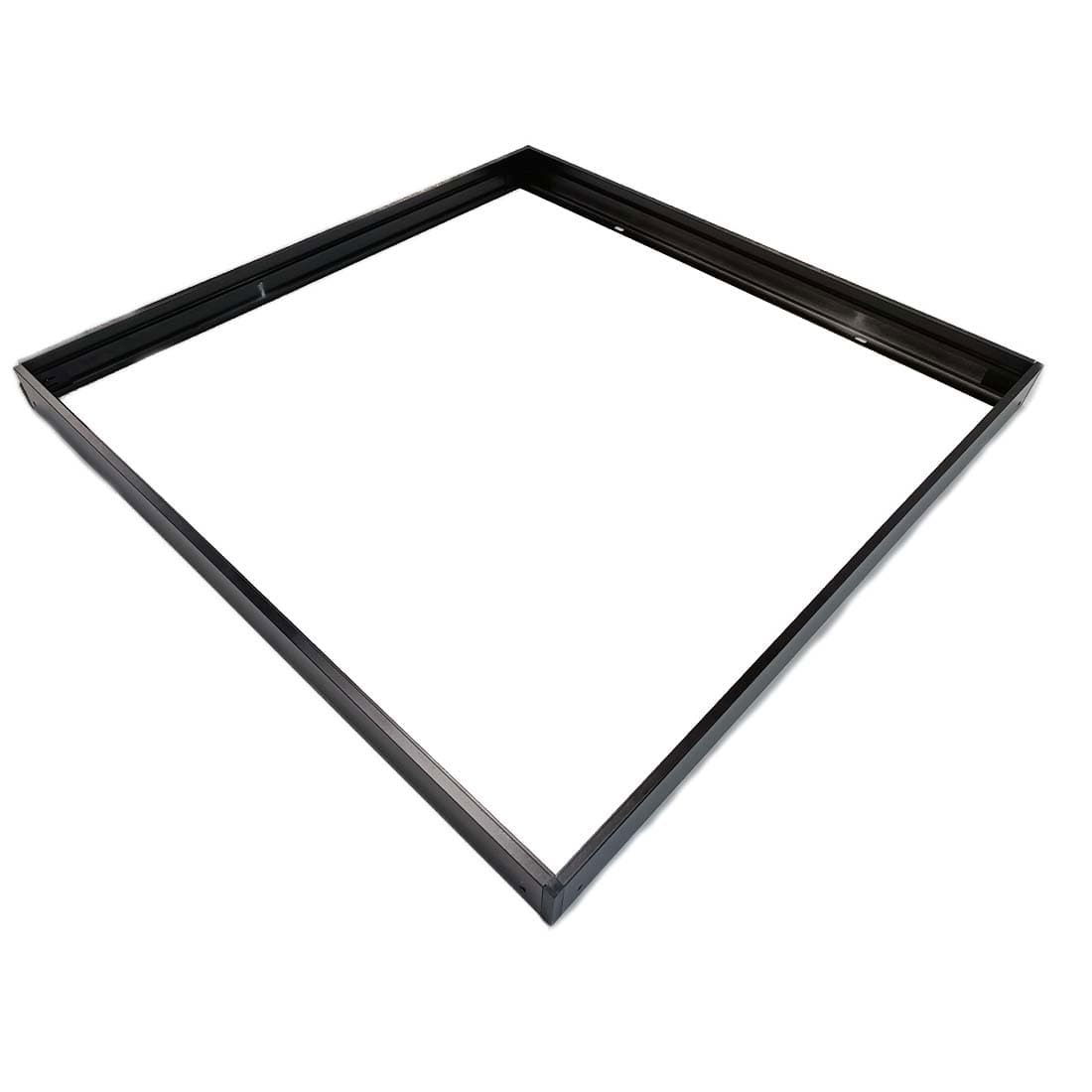 60x60 Sort Ramme Til Led Lyspanel Skrueløs Klik System Nem Opsætning