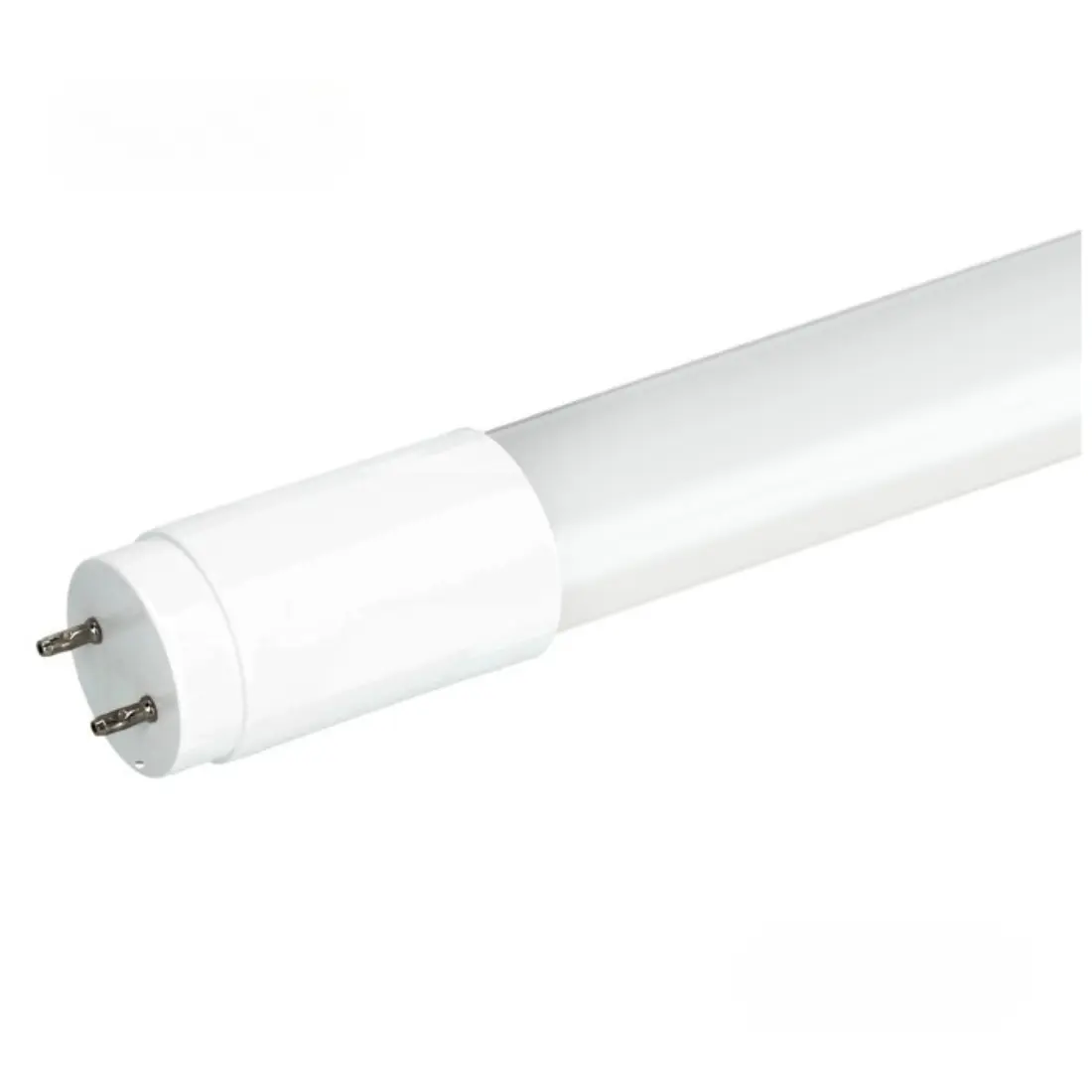 LED lysrör T8 120cm, 18W med 2880lm, 4000K neutralvitt och 240° spridningsvinkel. Vitt rör med två metallstift i änden visat mot vit bakgrund.