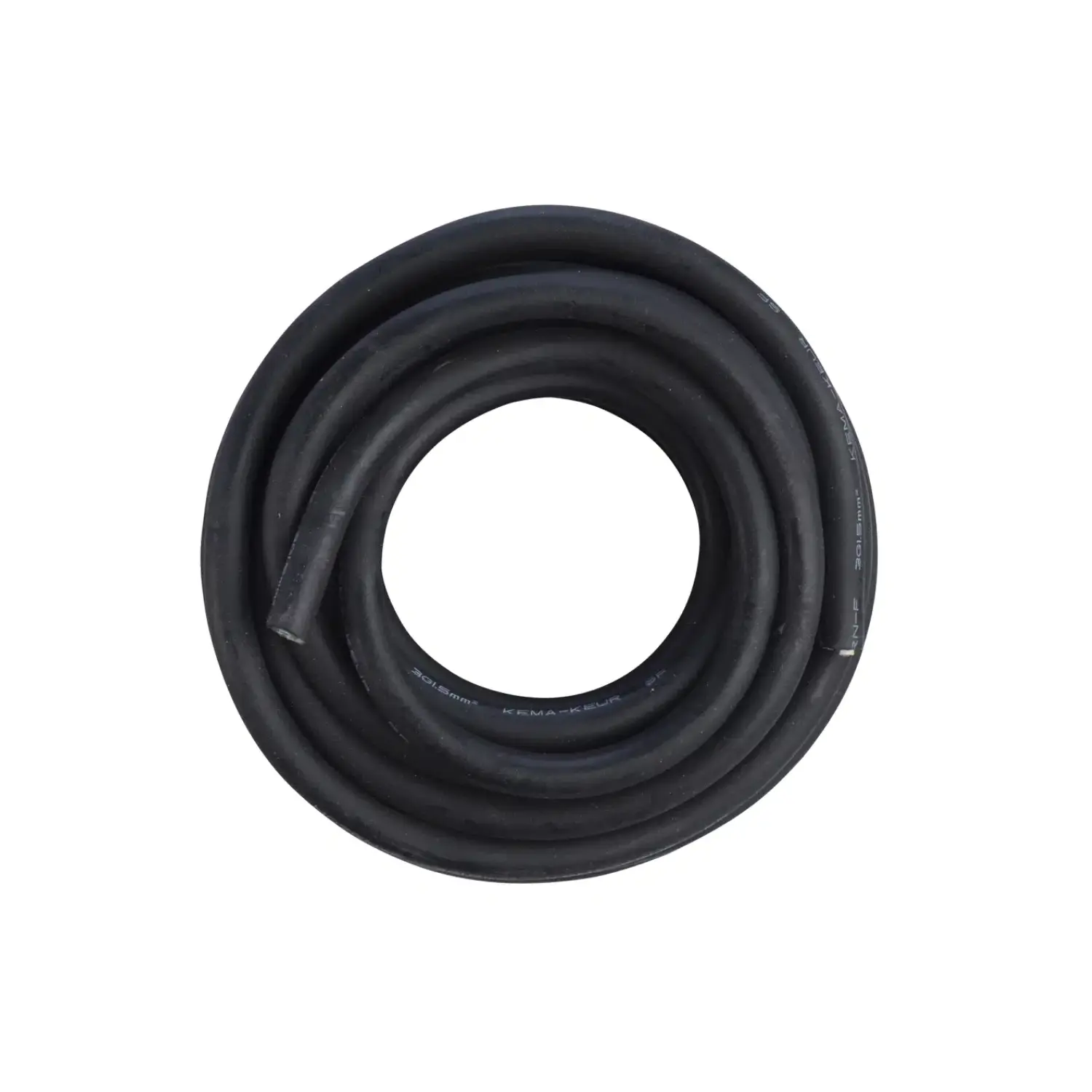 Rubberen kabel | 3G1,5mm² | 10m | Zwart
