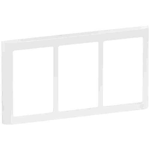 Fuga Designramme 63 Soft | 3x1.5 Modul | Hvid