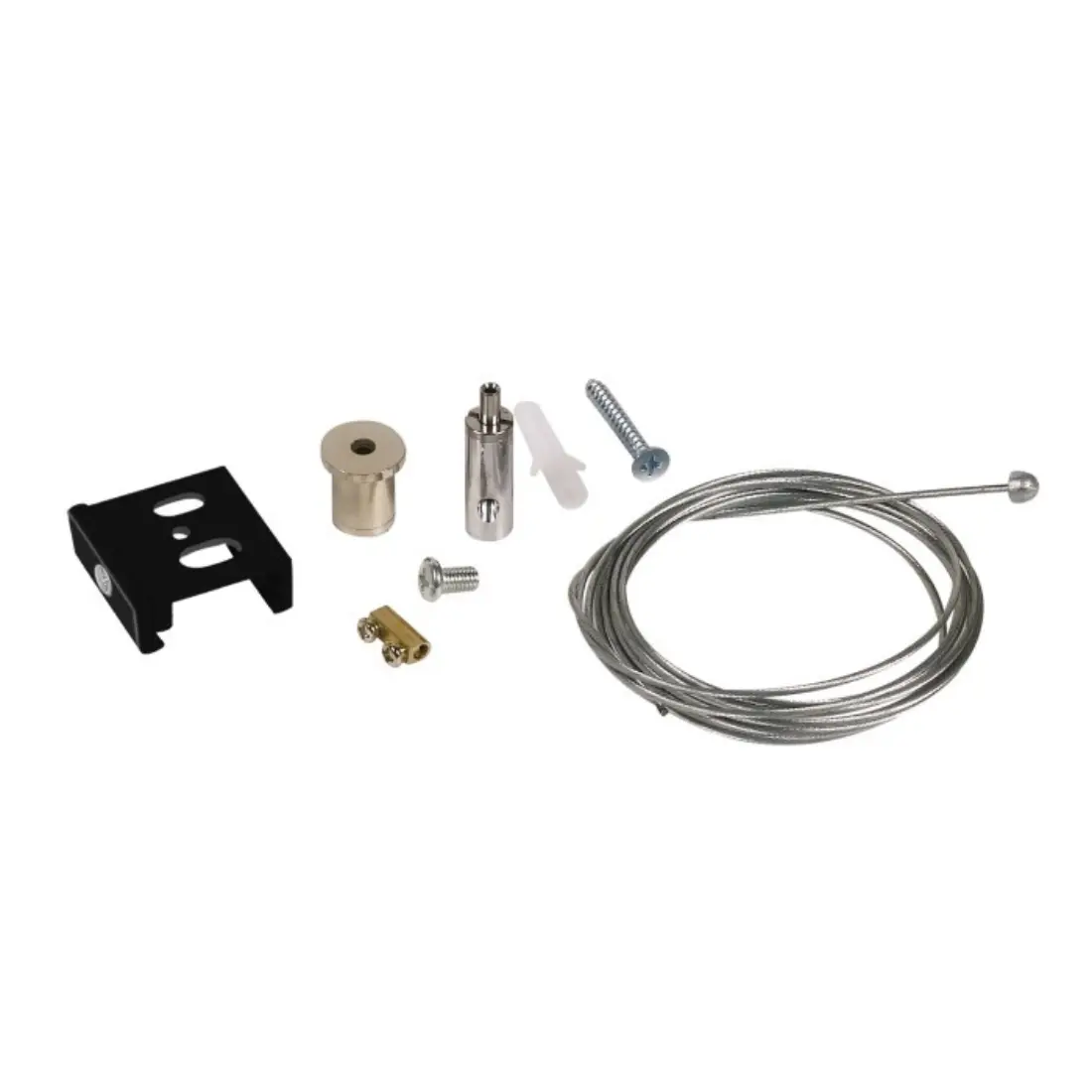 BYRON Drahtaufhängung | Für 3-Phasen Stromschiene | Schwarz