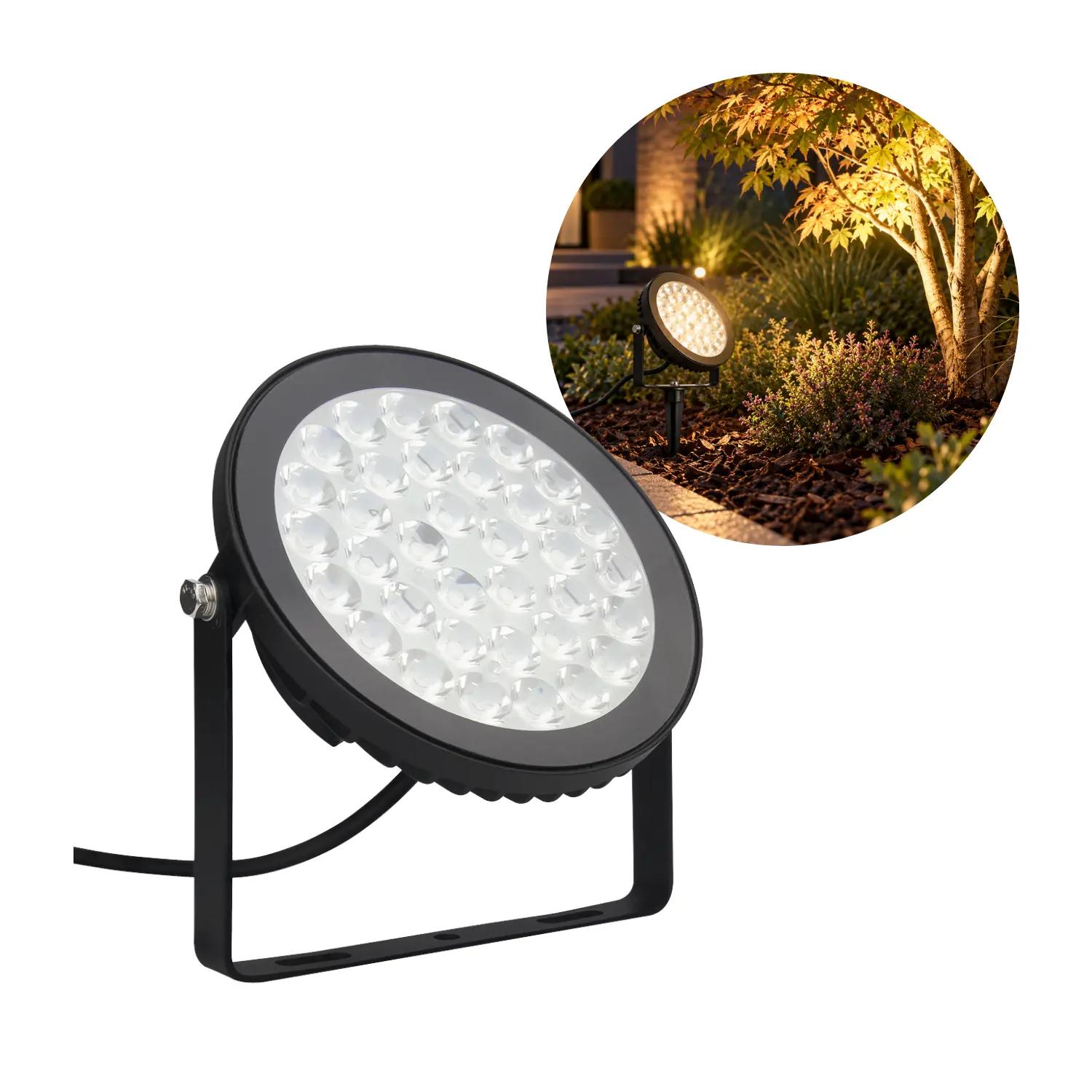 Smart LED-strålkastare | RGB+CCT | 1500 lm | 15 W | Zigbee 3.0 | IP66 | FUTC03ZR