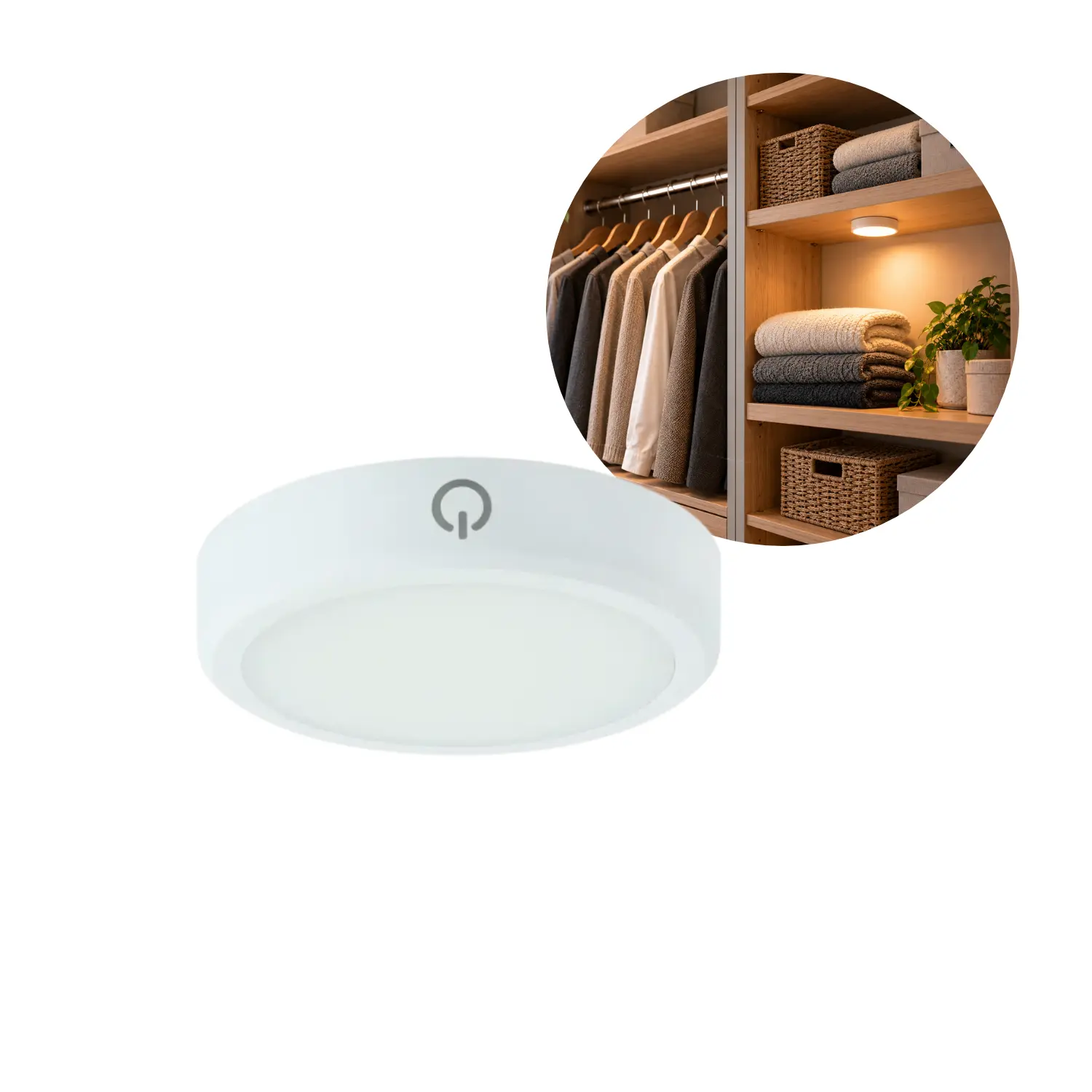 LED Skabslampe | Genopladelig Lampe | Touch | CCT | 60lm | ZIBI | Hvid