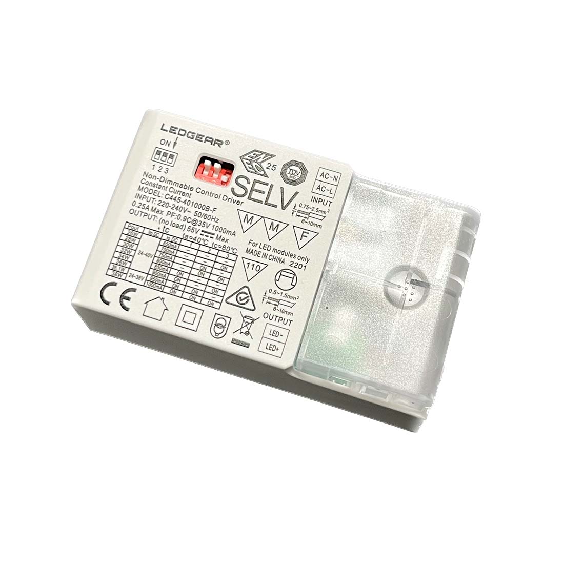 LED Panel Driver | Til Paneler mellem 650-1000mA | Max. 38W