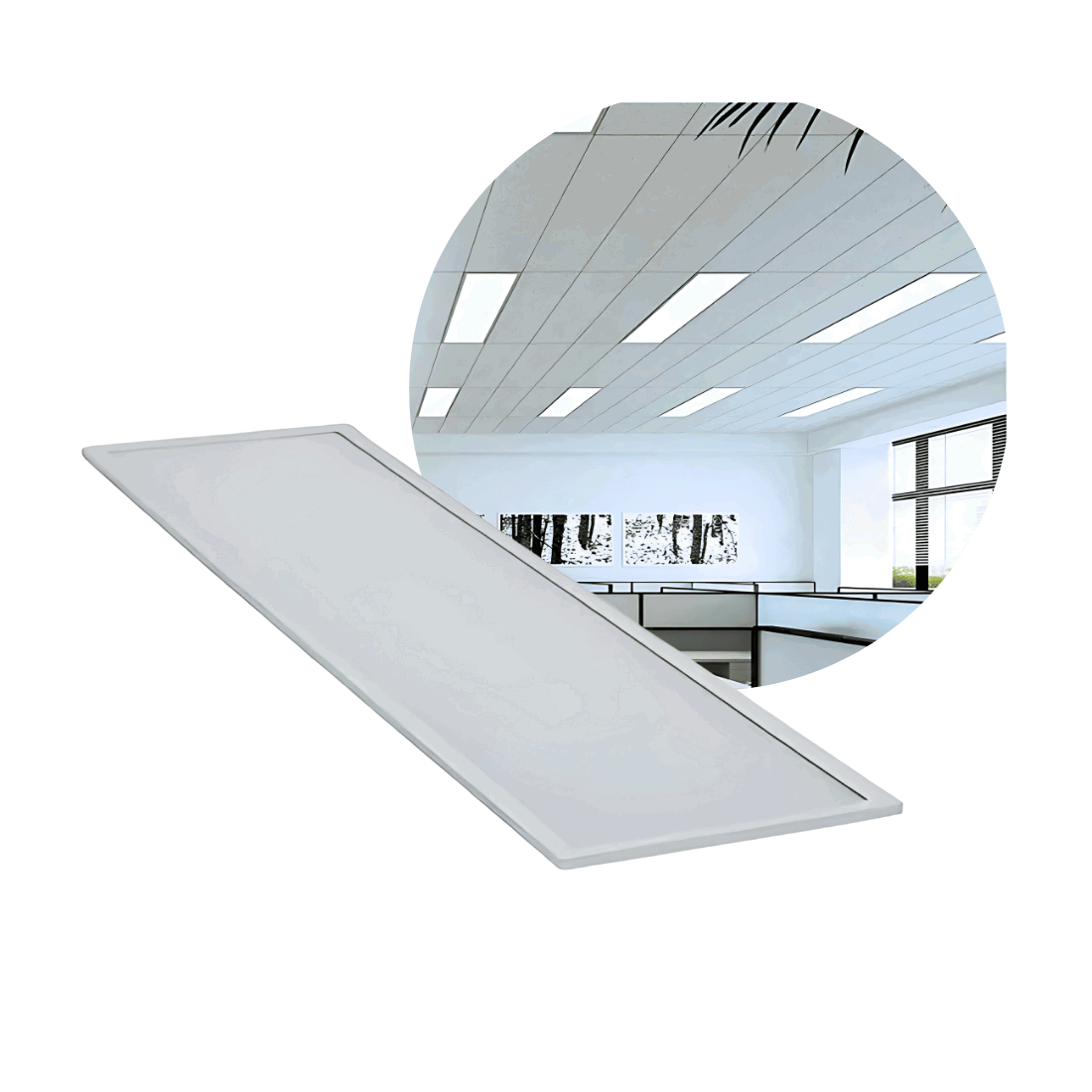 LED Panel 30x120 | 4000K | 3640lm | 26W | BRIGHT | UGR19 | Hvid LED Panel 30x120 | 4000K | 3640lm | 26W | BRIGHT | UGR19 | Hvid