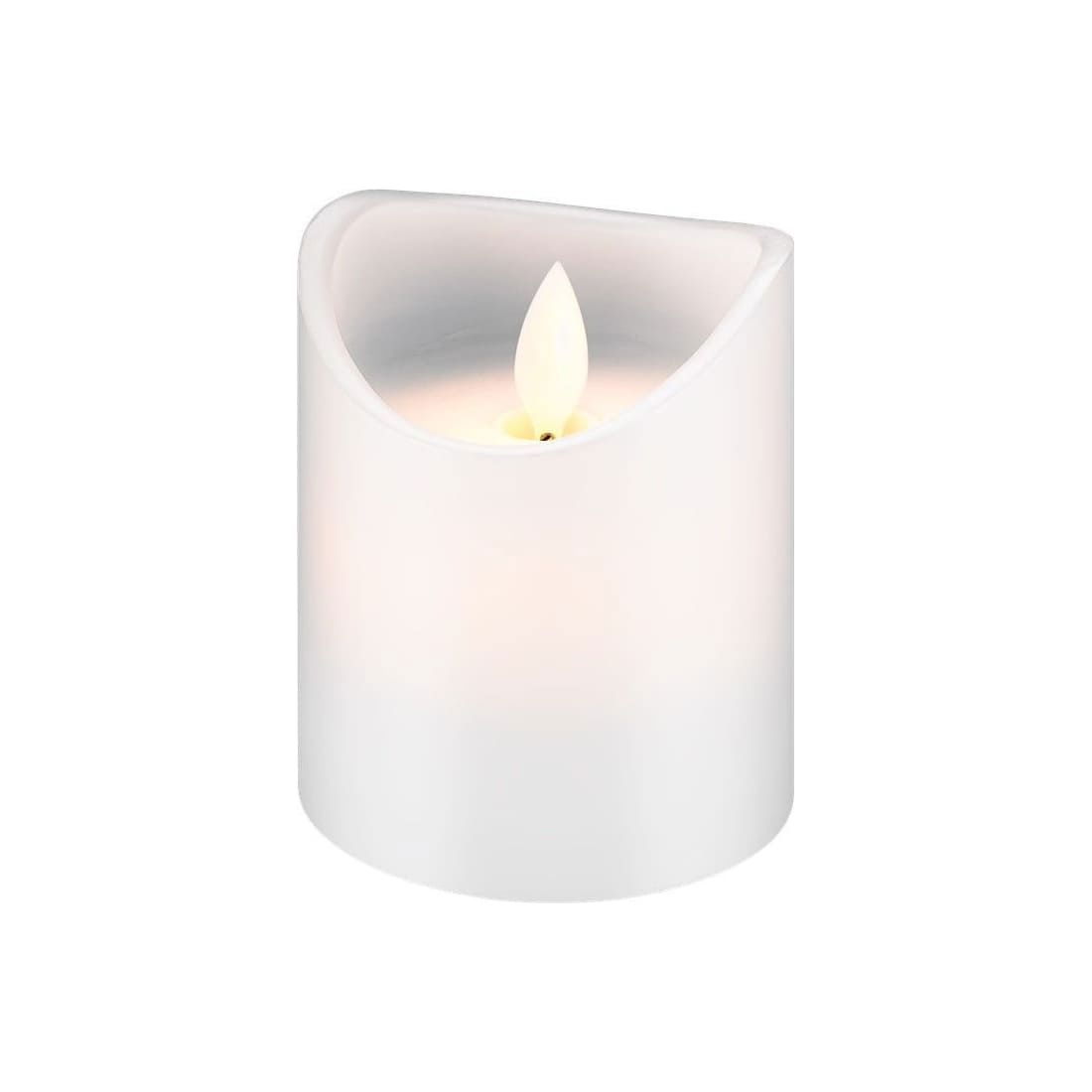 Led Stearinlys 5x10 Bevægelig Flamme