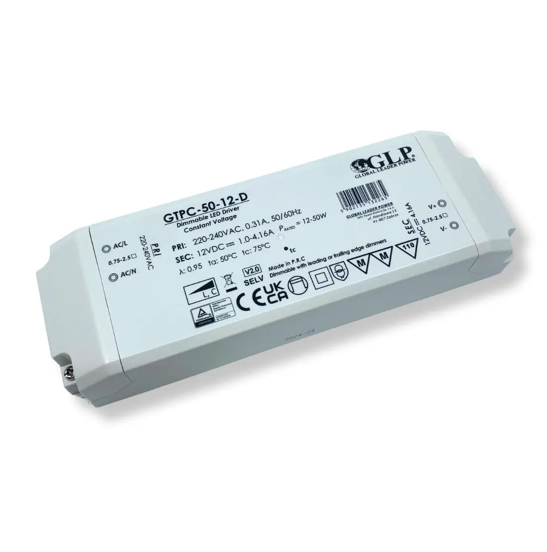 LED-Treiber 12V | Dimmbare | Triac | 12-50W | 4.16A