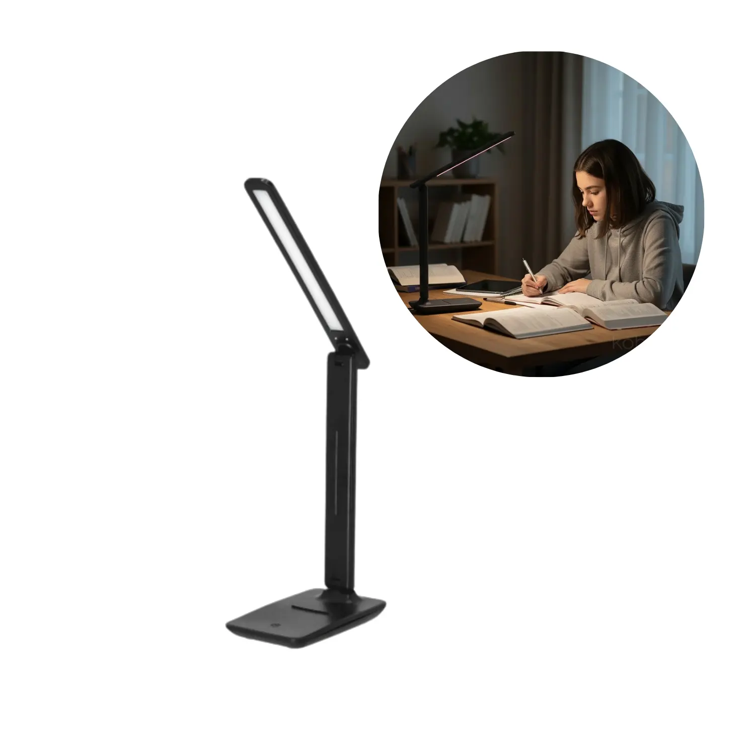 Skrivebordslampe | 3CCT | 460lm | 7W | NOBLITE N | Sort