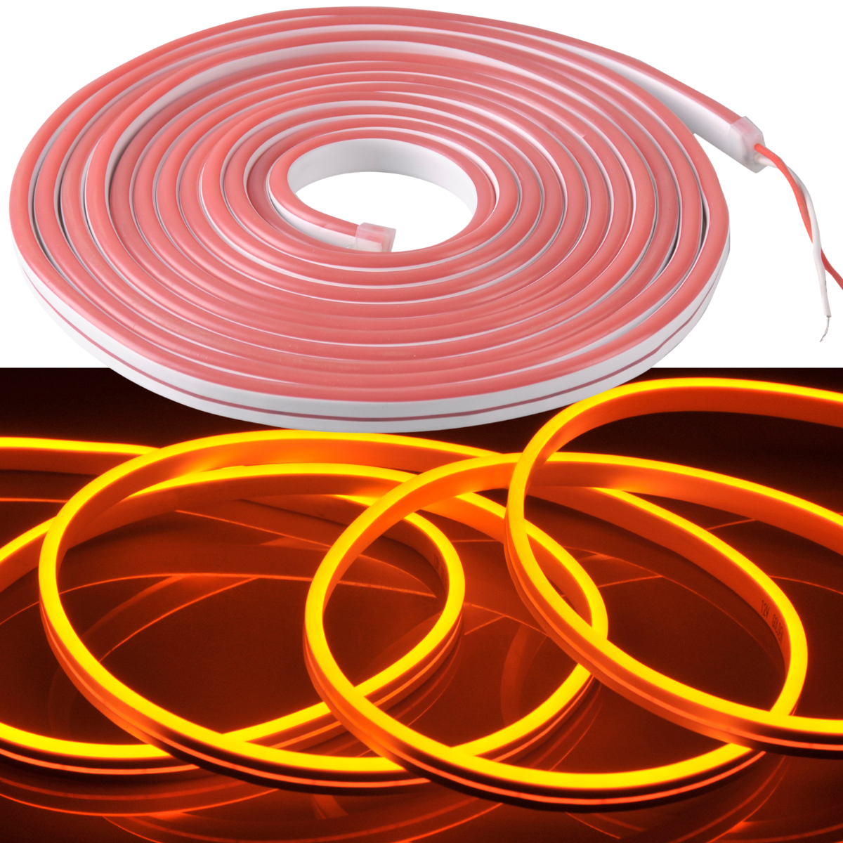 Neon LED strip 24V | 5m | IP65 | Orange Neon LED strip 24V | 5m | IP65 | Orange