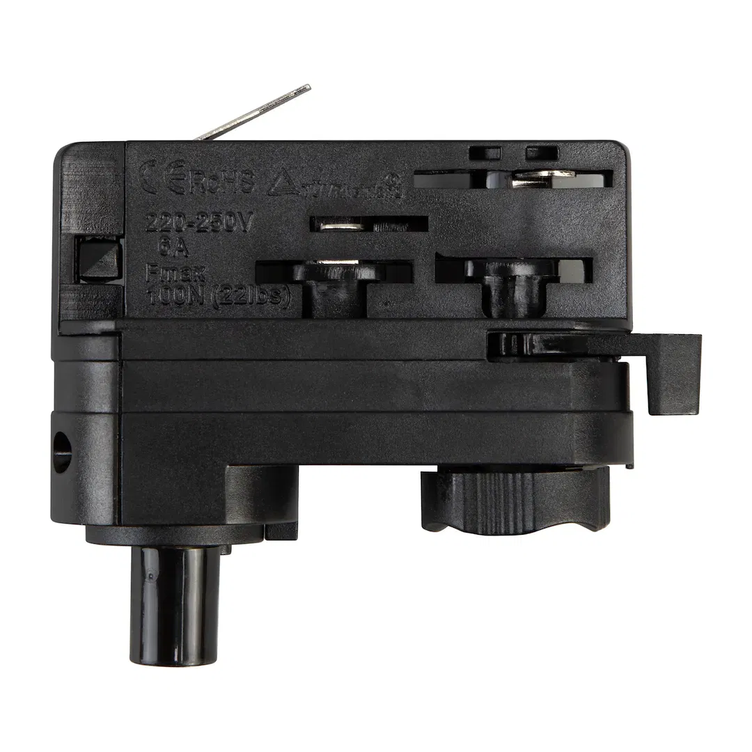 BYRON Adapter för taklampa | till 3-fas grenuttag | svart