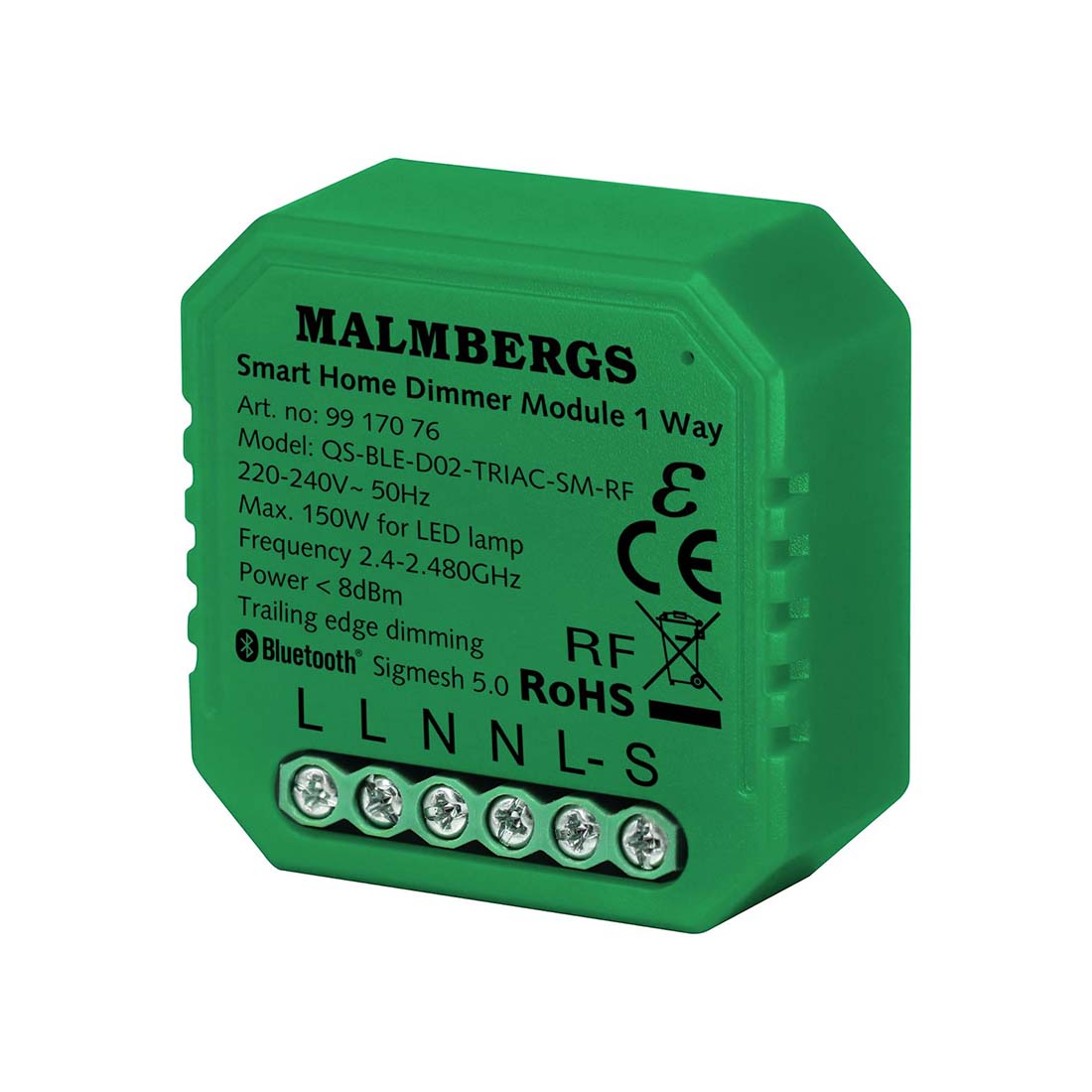 Verbindungssatz Für Dimmer-Ausgang – Inkl. Mutter (21,8 Links) & Gummidichtungen (Ø8 Und 21,8)