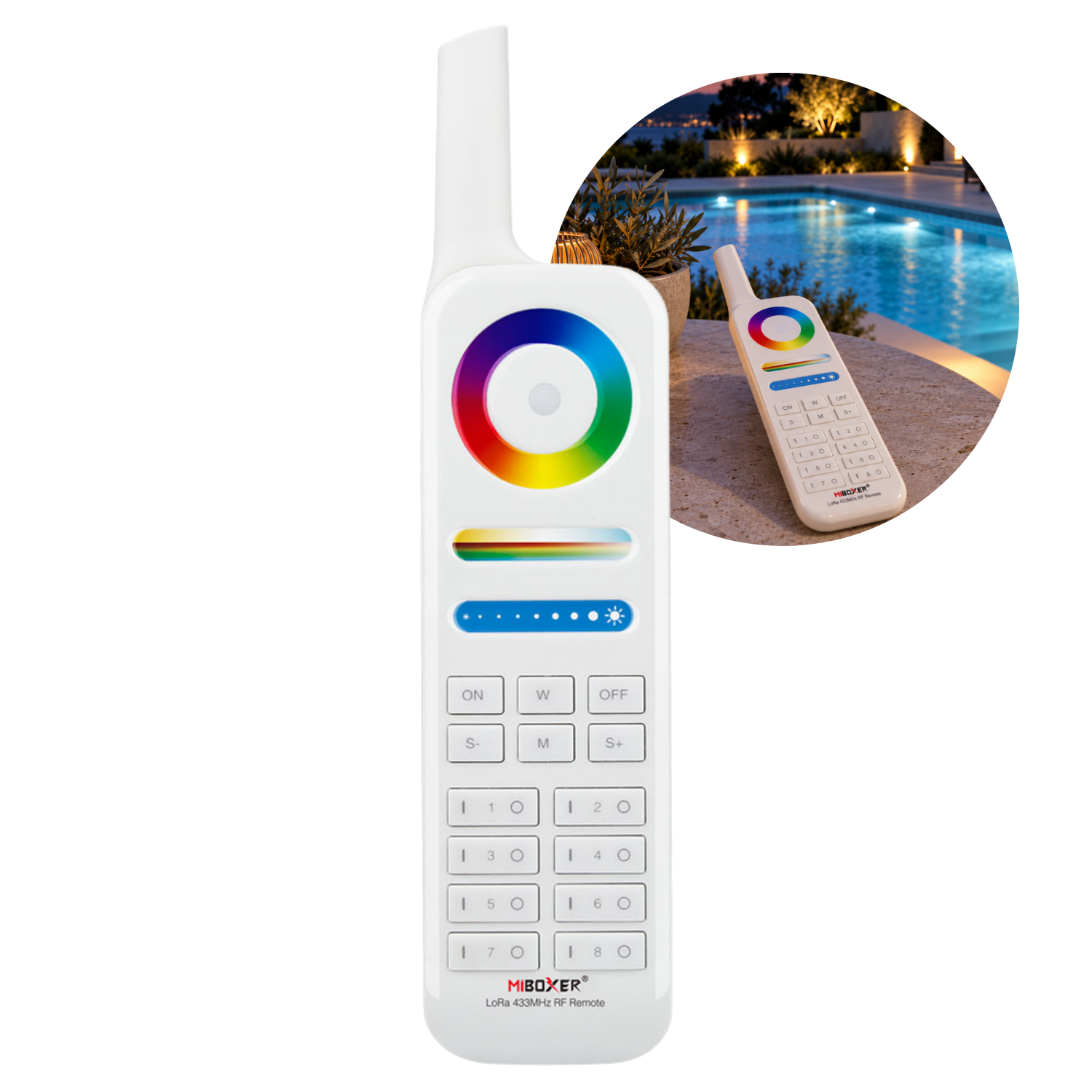 MiBoxer Remote | 433 MHz RGB+CCT | LoRa | FUT086