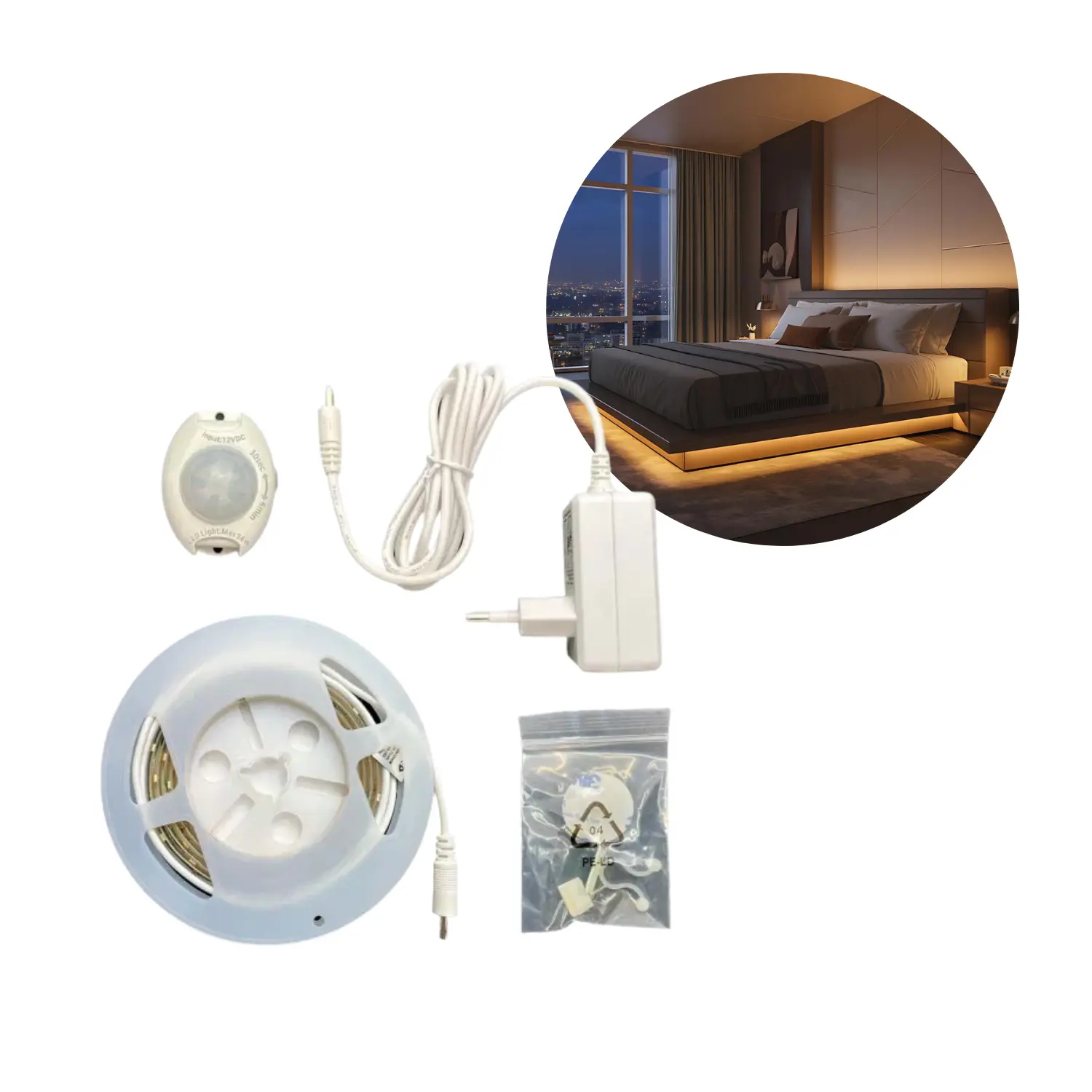 LED Strip Met Sensor | Bedlampje | Licht Onder Bed | 1,2m