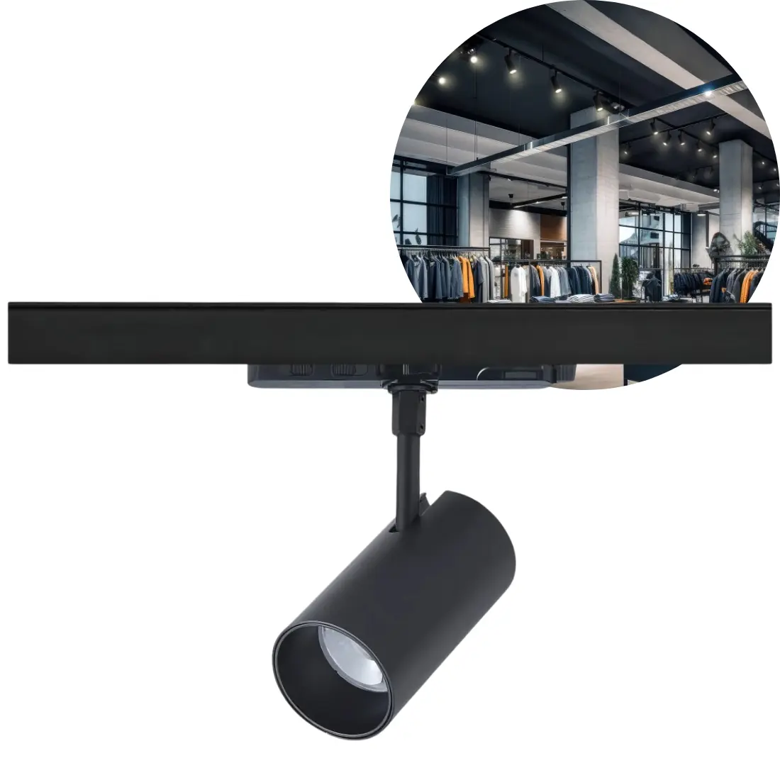 Schienenstrahler | CCT | 2700lm | 30W | 3-Phasen | CORE | Schwarz