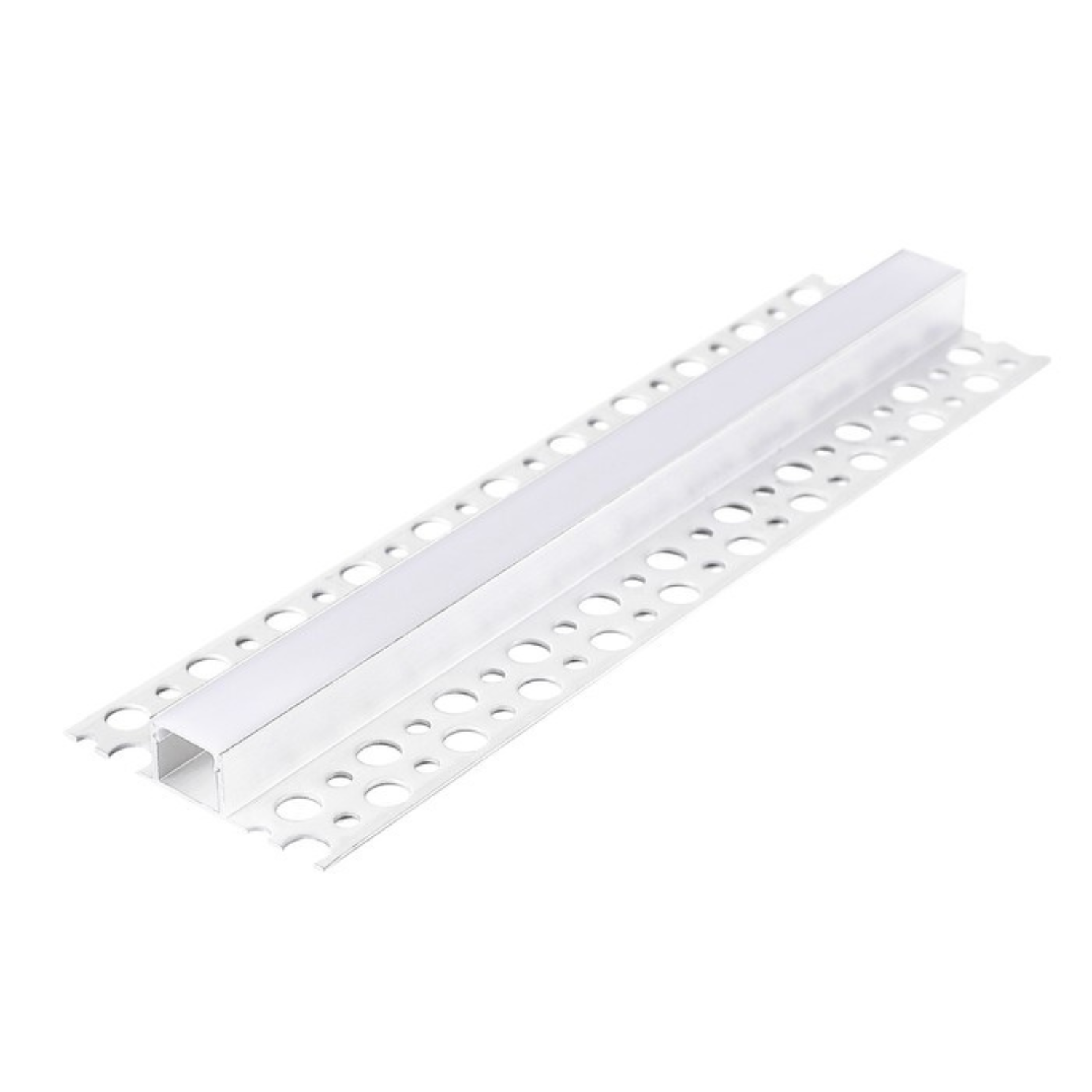 1 m Aluprofil zum Einbau | Inkl. weißem Diffusor | KG02 | Weiß
