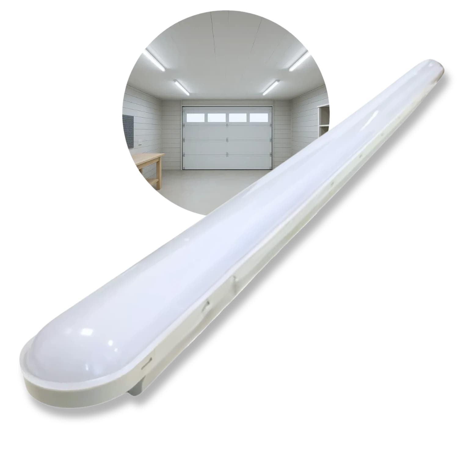 LED Leuchte 120cm | 6500K | 156lm/W | 36W | IP65 | SolidLine | Durchverdrahtet