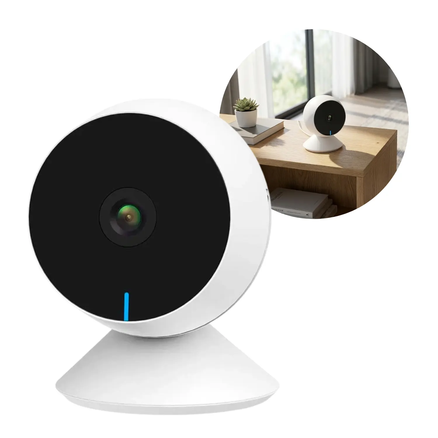 Binnen Bewakingscamera | WiFi-camera | 2K UDH | Nachtzicht