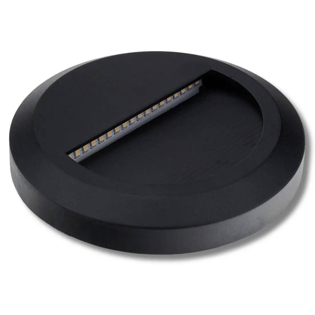 Trappbelysning | Väggspot | 3000K | 80lm | 2W | IP65 | Svart