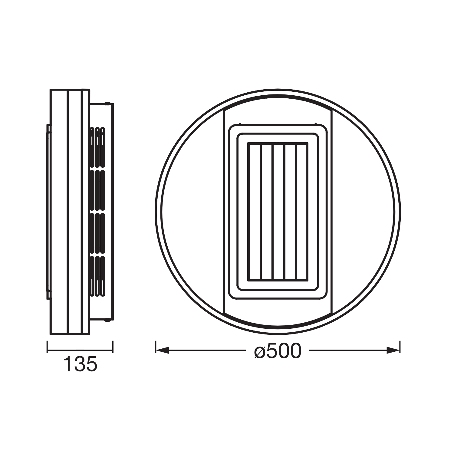 OSRAM Loftventilator med lys | 55W | CCT 3000-6500K | Ø500 | Fjernbetjening OSRAM Loftventilator med lys | 55W | CCT 3000-6500K | Ø500 | Fjernbetjening