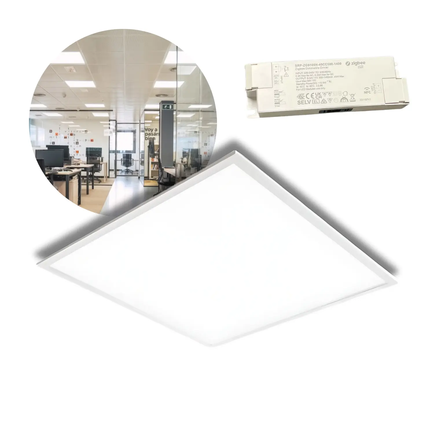 LED Panel 60x60 | 4000K | 4320lm | 36W | NELIO G2 | Zigbee | Vit