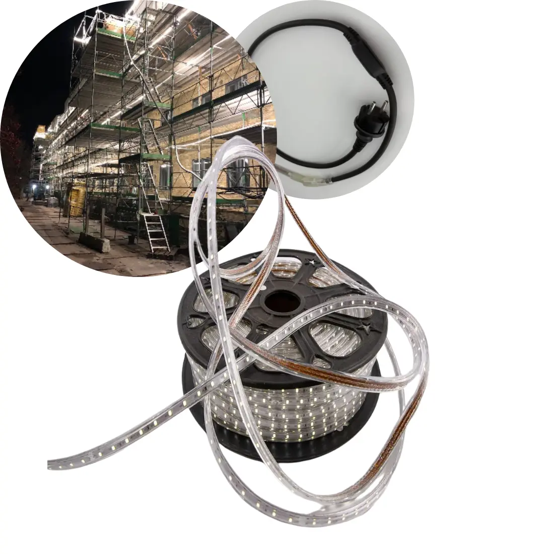 LED Streifen 230V | 50m | IP67 | 3000K | 22.500lm | 5W/m | BUDGET