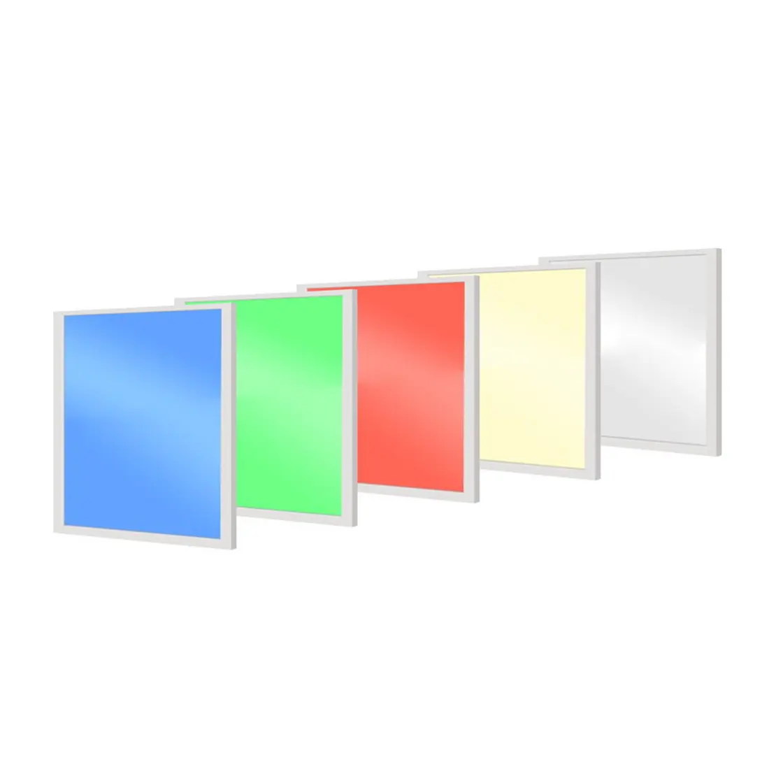 LED Panel 60x60 | 2-Pak | RGB+CCT | 2500lm | 36W | TrueColor | Inkl. Troldtektramme | Hvid LED Panel 60x60 | 2-Pak | RGB+CCT | 2500lm | 36W | TrueColor | Inkl. Troldtektramme | Hvid