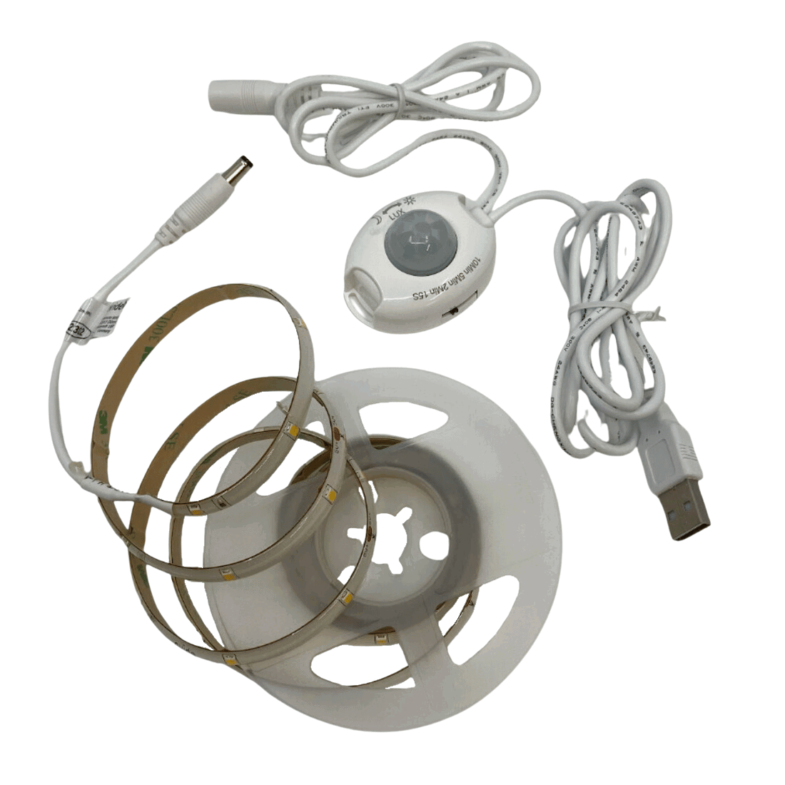 LED Strip til seng m/sensor | 4000k | USB-A | 1,2m