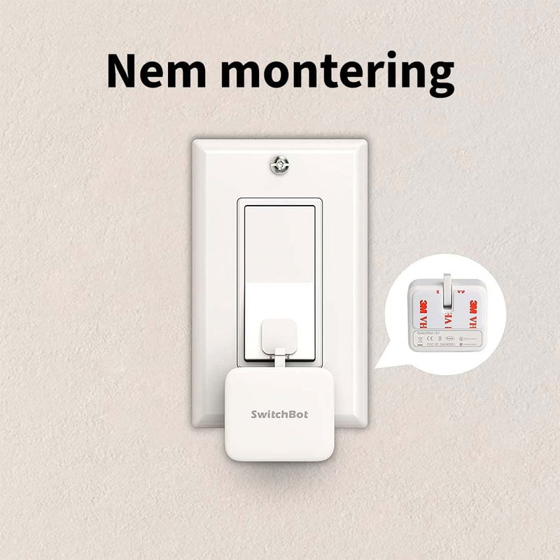 SwitchBot Bot Smart hem Auto tryckknapp Svart