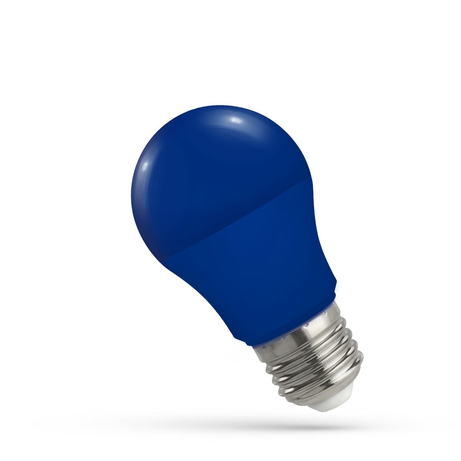 Blå LED Pære - E27 - 4.9W - Farvede Pære