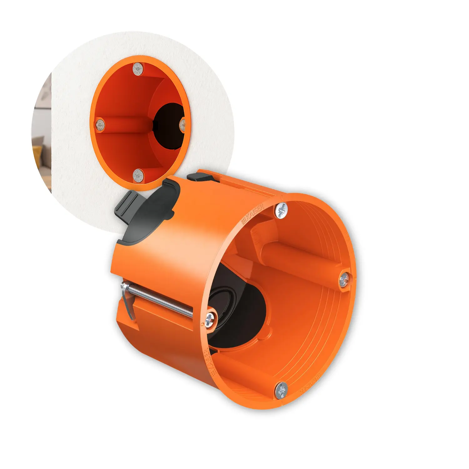 Eurodoos | Inbouwdoos | Luchtdicht | Ø68MM | Diepte 62MM