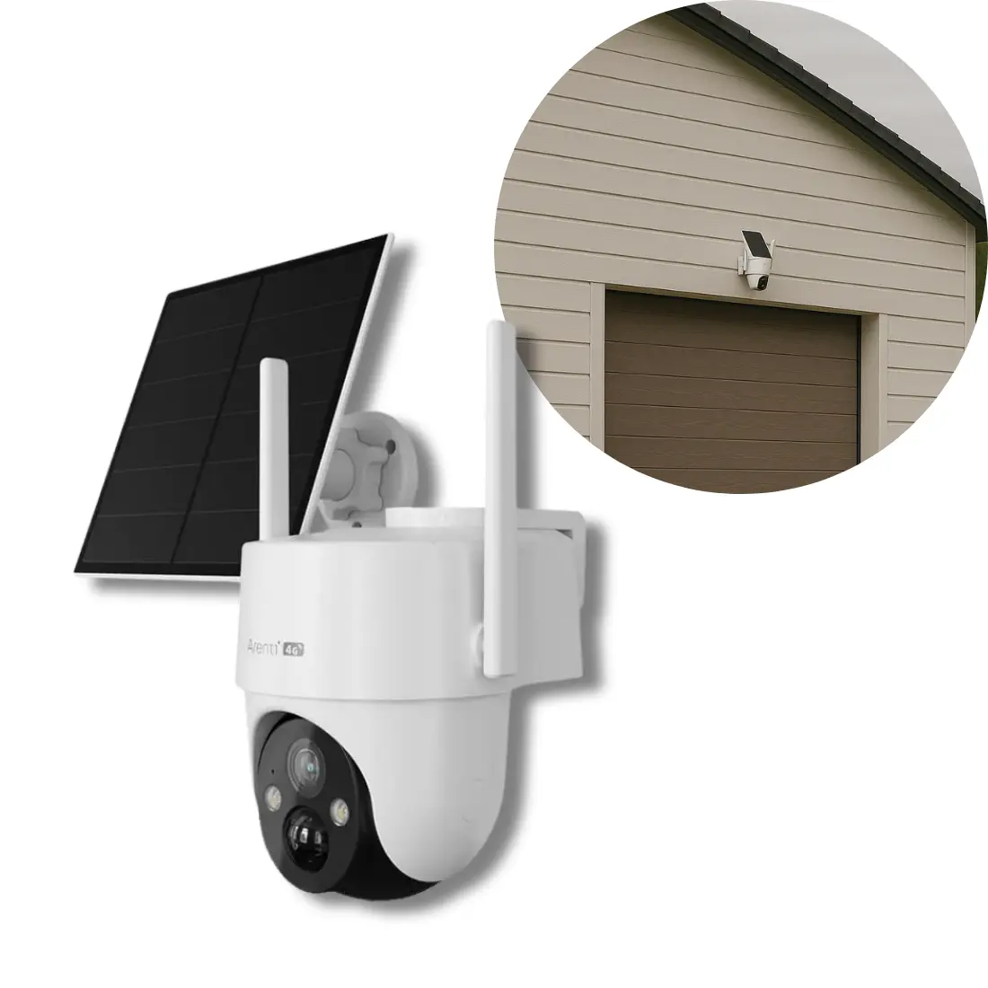 Beveiligingscamera incl. Zonnepaneel | Buiten | 4G | Pan Tilt