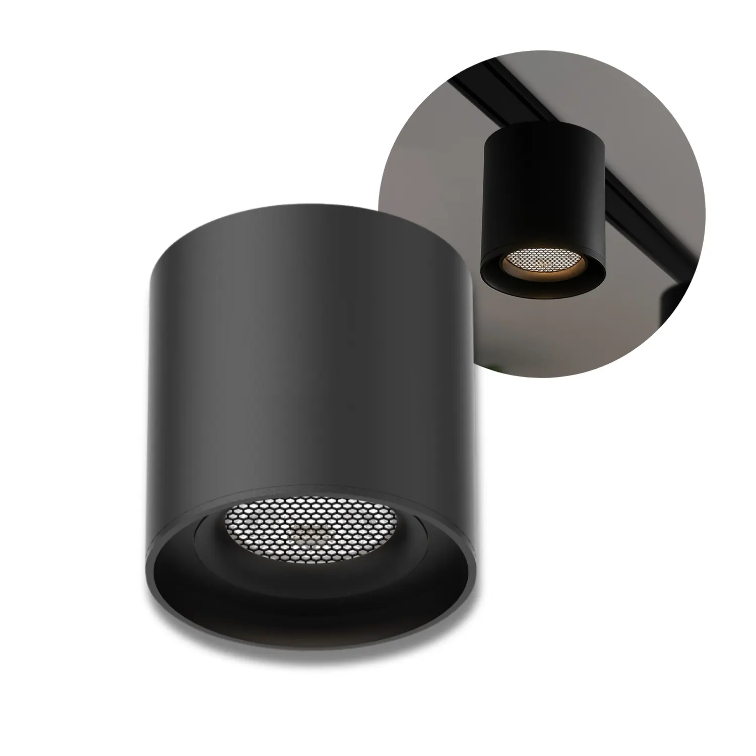 Spotlamp voor SlimTrack railsysteem | 24V | CCT | 400lm | 6W | Zwart